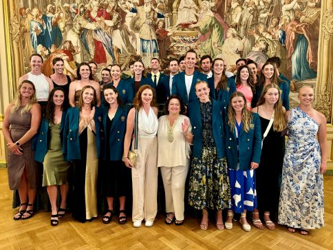 Mrs Rinehart and the Paris 2024 Australian Rowing Olympians